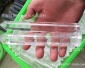 白水晶六棱柱摆件/白熔炼水晶单尖六角柱水晶摆件晶石